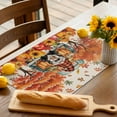 thumbnail image 5 of Fall Placemats Set of 4 Pumpkin Gnome Truck Place Mats Thanksgiving Placemat Berry Autumn Fallen Leaf Linen Table Mats for Dining Kitchen Table Holiday Dinner Party Home Fall Decorations 13x19 Inch, 5 of 8