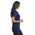 thumbnail image 3 of Port Authority Ladies Cotton Touch Performance Polo-S (Estate Blue), 3 of 6