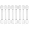 Child Cabinet lock, Drawer Door Baby Safety Locks, Refrigerator Toilet lock Easy to Use, No Tools, Durable, Reliable, Adhesive, Childrens