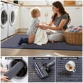 thumbnail image 6 of MeyJey Kitchen Rug Set 2 Piece, Non Slip Kitchen Floor Mats Machine Washable Mats for Home Floor and Living Room,Blue, 6 of 11