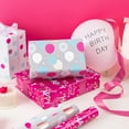 thumbnail image 4 of Birthday Wrapping Paper Roll - Mini Roll - Cake/Flower/Candle Print for Girl, Women Gift Wrapping - 17 x 120 inches, 3 Rolls (42.5 sq.ft.ttl.), 4 of 13