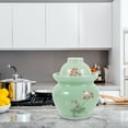thumbnail image 4 of MOVTOTOP Pickle Jar Chinese Style Ceramic Pickle Container Ceramic Storage Jar with Lid, 4 of 8