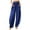 Blue, variant on Utoimkio Women's Casual Loose Baggy Harem Pants High Waisted Straight Leg Lounge Pants for Women with Pockets
