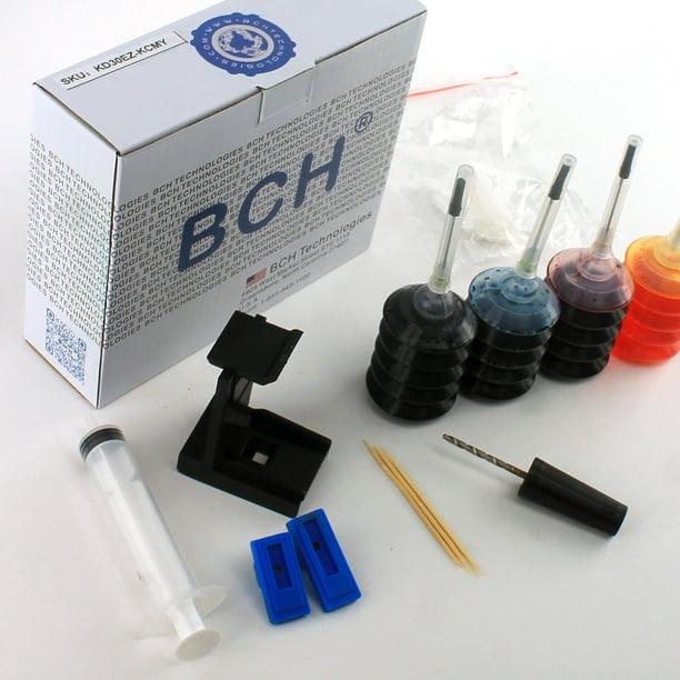 BCH First-Timer Ink Refill Kit for 21, 56, 60, 61, 62, 65, 74, 75, 93, 95, 96, 97, 901 - 1 pack of EZ30-T - Walmart.com
