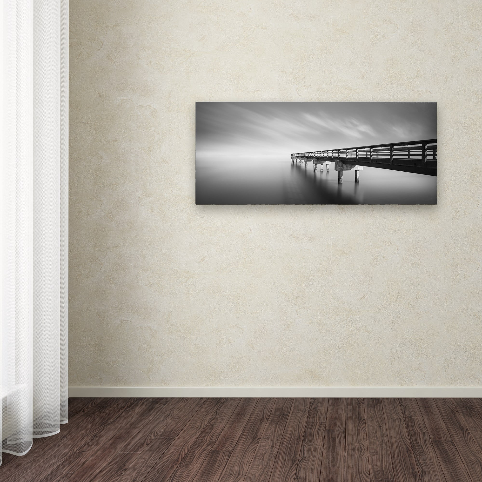 Trademark Fine Art "Infinity Panoramic" Canvas Art by Moises Levy
