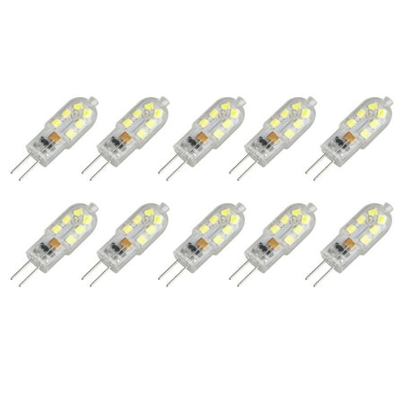 10 Pack G4 Led Bulb 2w Bi Pin Light With 12pcs 2835smd 10 Pack G4 Led Bulb 2w Bi Pin Light With 12pcs 2835smd Equivalent To 20w Halogen Bulbs Shatterproof 180lm 360 Degree Beam Angle Ac Dc 12v