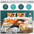 thumbnail image 5 of One PieceCartoon Collection 3-Piece Comforter Set, Personalized Bedding Decor for Kids And Teens Bed Sheets, 5 of 5