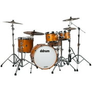 ddrum USA Maple 4-Piece Shell Pack - Satin Amber