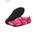 thumbnail image 5 of BadPiggies Water Socks Sports Beach Barefoot Quick-Dry Aqua Yoga Shoes Slip-on for Men Women Kids (M, Camouflage Red), 5 of 6