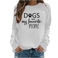 thumbnail image 1 of Azrian Deals Womens Sweatshirts Print T-Shirt Long Sleeve Blouse Round Neck Casual Tops, 1 of 6