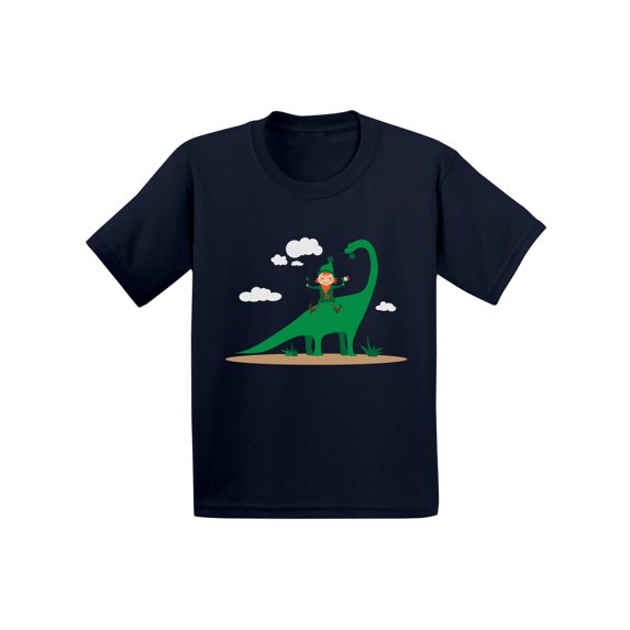 Awkward Styles Leprechaun Dinosaur Infant Shirt Irish Baby Shirt Baby Girl's St. Patrick's Day Outfit Saint Patrick Shirt for Baby Boy Irish Gifts for Newborn Baby St. Patrick's Day Shirts for Kids
