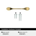 thumbnail image 4 of Amerock Ravino 3 inch Center-to-Center Champagne Bronze Cabinet or Furniture Pull, 10 Pack, 4 of 4