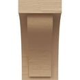 thumbnail image 2 of 5"W x 5"D x 10"H Wide Helena Rough Cedar Woodgrain TimberThane Corbel, Primed Tan, 2 of 6