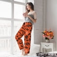 thumbnail image 6 of Halloween Pajama Pants Women, halloween pumpkins spider web Halloween Costumes Sweatpants Soft Sleep Lounge Pants, Casual PJ Bottoms Pants with Pockets, 6 of 7