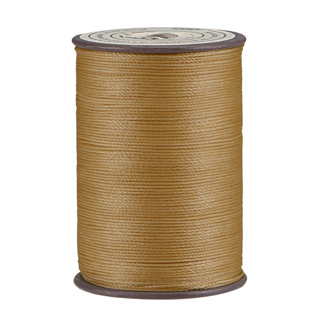 Unique Bargains Fil Ciré en Polyester Brun Bois, 175 Verges
