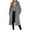 Gray, variant on qucoqpe Womens Winter Wool Hooded Trench Coat Fall Fashion Elegant Lapel Buttons Long Jackets Overcoat