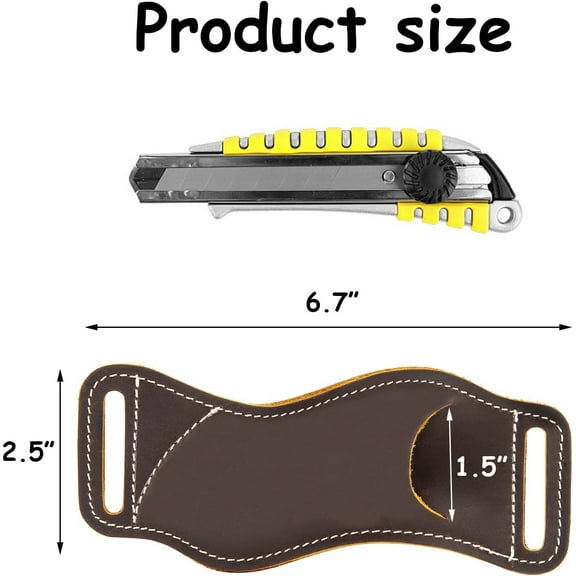 DASAW-Knife Sheath,Leather Knife Sheath for Belt,Horizontal Carry Pocket Knife Holder,EDC Belt Organizer,Handmade Compact Draw Knife Holster,EDC Pocket Organizer,Sheath for Folding Knife,Gifts for Me