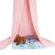 thumbnail image 3 of ZPSHYD Toldo de Cama para niños, cúpula Redonda Multicolor, toldo Colgante para Cama, Cortina mosquitera para bebé, niño, Jugando, decoración del hogar(Rosa), 3 of 5
