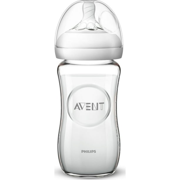Philips Avent Natural Glass Baby Bottle 8oz 1pk Scf703 17 Walmart Com