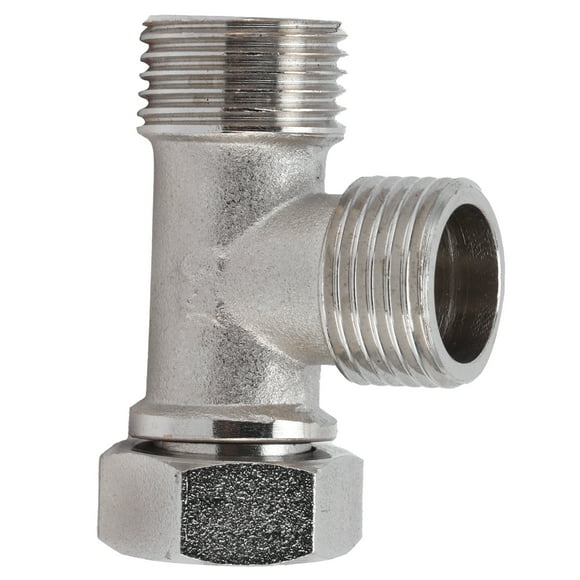 Adaptador En T, Conector En T Duradero De Rosca Macho/hembra G1/2 De Acero Inoxidable Para Conexión De Tubería De Agua Para Desvío