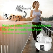 Translation earphones 144 Languages Instant Translated Smart Voice Translator Wireless Bluetooth Travel Translator headset ,Long-Lasting