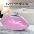 thumbnail image 5 of Ryvnso Satin Pillowcase Light Pink Background Pillow Cases Standard Size 26x20in, 5 of 6