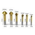 thumbnail image 4 of 90  degree HSS End Mill Cutter Avellanar Broca Herramientas de desbarbado Titanize de 16.5 mm kusrkot  Broca avellanadora, 4 of 8
