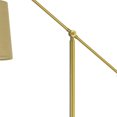 thumbnail image 3 of 68 Inch Adjustable Arc Arm Design Metal Floor Lamp, Brass, 3 of 4