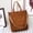 Brown, variant on Stylish Corduroy Tote Bag for Women Everyday Casual Shoulder and Top Handle Designer Purse
