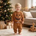 thumbnail image 4 of Toddler Boy Clothes Baby Spring Fall Crew Neck Long Sleeve Drawstring Pants 3T 4T 5T Top and Set 2PCS Pullover Sweatshirt Tops+Pants Trousers Fall Winter Baby Clothes Suit, 4 of 7