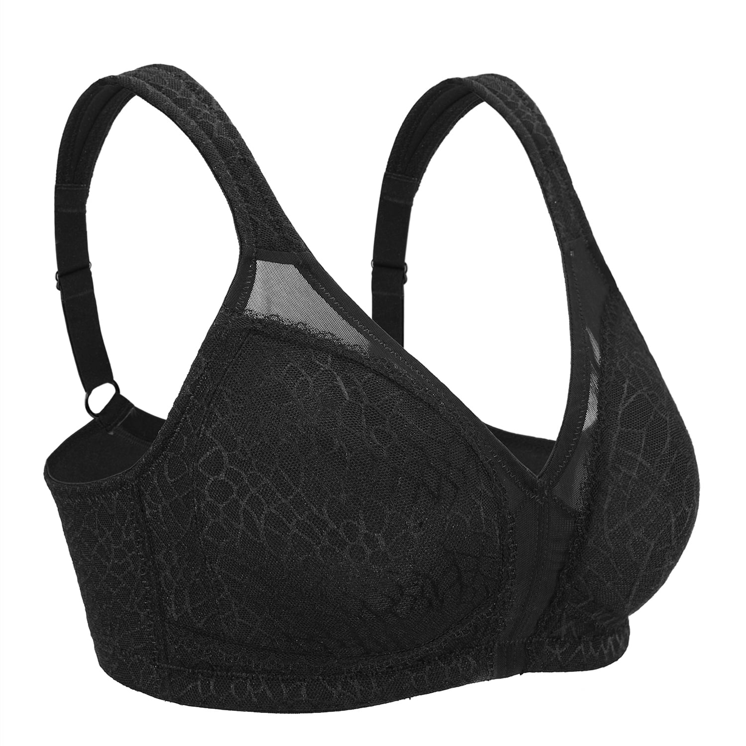 Buy InnerSense Organic & Antimicrobial Double Layered Wirefree Backless Bra  - Black at Rs.597 online