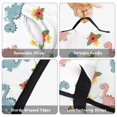 thumbnail image 6 of White Cartoon Dinosaurs Flowers Pattern Teens Toddler Nap Mat with Pillow, Sleeping Mat Bag for Preschool Daycare 60"x20", 6 of 6