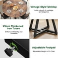 thumbnail image 2 of Hijob 42 Inch Rustic Round Dining Table, Circle Dining Table for Dining Room, Home(Only Table), 2 of 8
