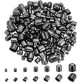 thumbnail image 1 of 345 tapones para joyería, 7 tamaños, para cordón, de cuero, de metal, de fibra de gamuza, para cuentas, 1 of 9