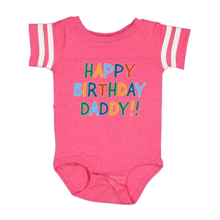 

Inktastic Happy Birthday Daddy!! Gift Baby Boy or Baby Girl Bodysuit