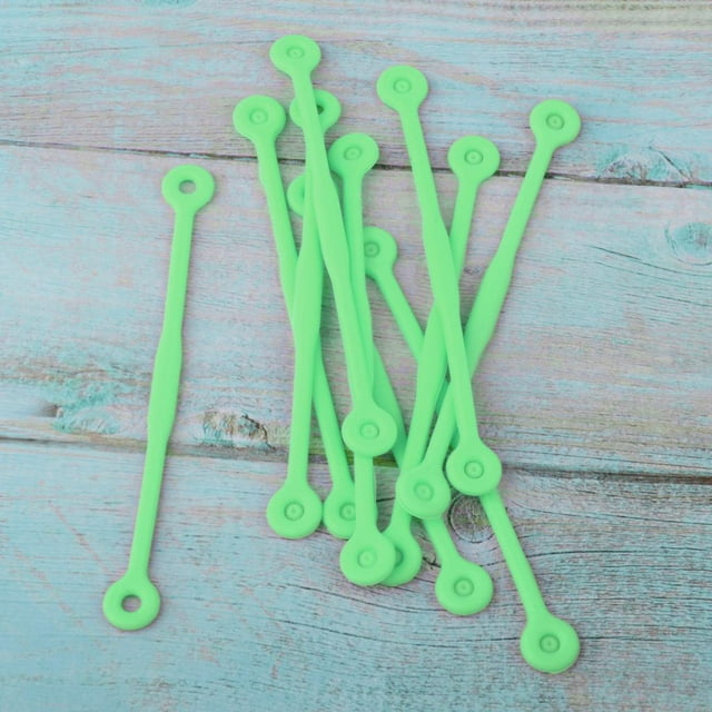 10 Set Tennis Racquet Vibration Dampener for Badminton Tennis Squash Racquet , sturdy and durable use - Multiple Colors Green