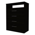 thumbnail image 3 of Home Square 3-Piece Set with Dresser and 2 Nightstands in Black, 3 of 20