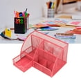 thumbnail image 4 of Desk Pen Organiser, Multipurpose Iron Wire Save Space Coated Pen Holder 7 Compartments  For Office, 4 of 8