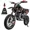 Black, variant on 40cc 4-Stroke Mini Dirt Bike, Gas Powered Kids Dirt Bike with Pull Start, Dual Disc Brakes, Safety Kill Switch & Parental Speed Limiter, Up to 20 MPH, 132 lb Capacity, Front/Rear Suspension