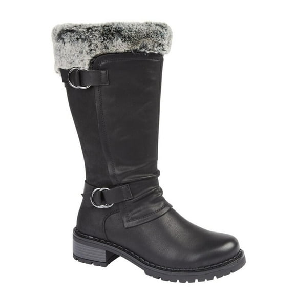 Cipriata Womens PU Mid Calf Boots