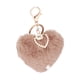 thumbnail image 2 of Llavero Pom Pom BuyWeek, llavero esponjoso con pompón en forma de corazón, llavero para mochila, 2 of 14