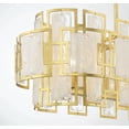 thumbnail image 6 of Portia 6-Light Linear Chandelier in True Gold, 6 of 6