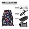 thumbnail image 4 of Yiaed Rocket Satellite Print School Backpack College Backpack Daypacks for Students High School Spacious and Durable Daypack for Work and Travel-One Size, 4 of 6