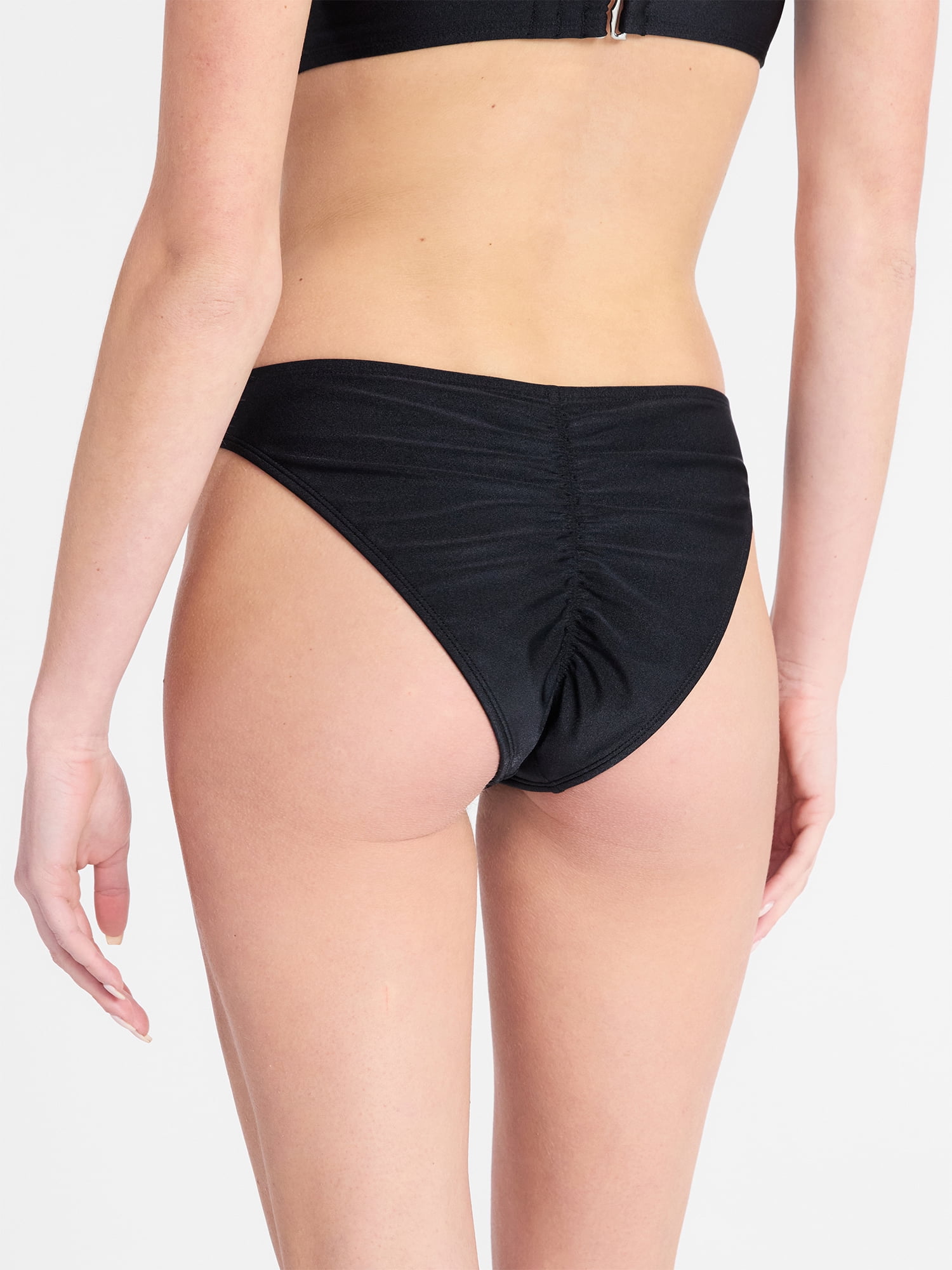 No Boundaries Mid Rise Bikini Bottoms, Women's XXS-XXL