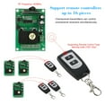 thumbnail image 4 of Tignapoo 12V Wireless Remote Control Switch - 2 Channel Learning Receiver with 4 Remotes, 50m Range (Open Area), Supports Momentary, Toggle & Latching Modes - Model AK-RK02S-12B + AK-FS02A*4, 4 of 6