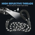 thumbnail image 5 of LQCrafK Dog Leash 10FT Large Pet Rope Heavy Duty Reflective Nylon Leads w/ Comfy Handle, 5 of 17