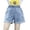 Z-05Blue, variant on Ruyang Girls Jean Shorts Kids Athletic Denim Shorts Summer Casual Uniform Shorts for Teen Girl Stretch Mid Rise Waist Denim