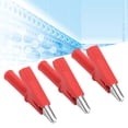 thumbnail image 4 of 10Pcs PVC Brass Crocodile Clip Electrical Test Clamps Battery Test Clamp Electric Charging Clips 10mm Opening, 4 of 7