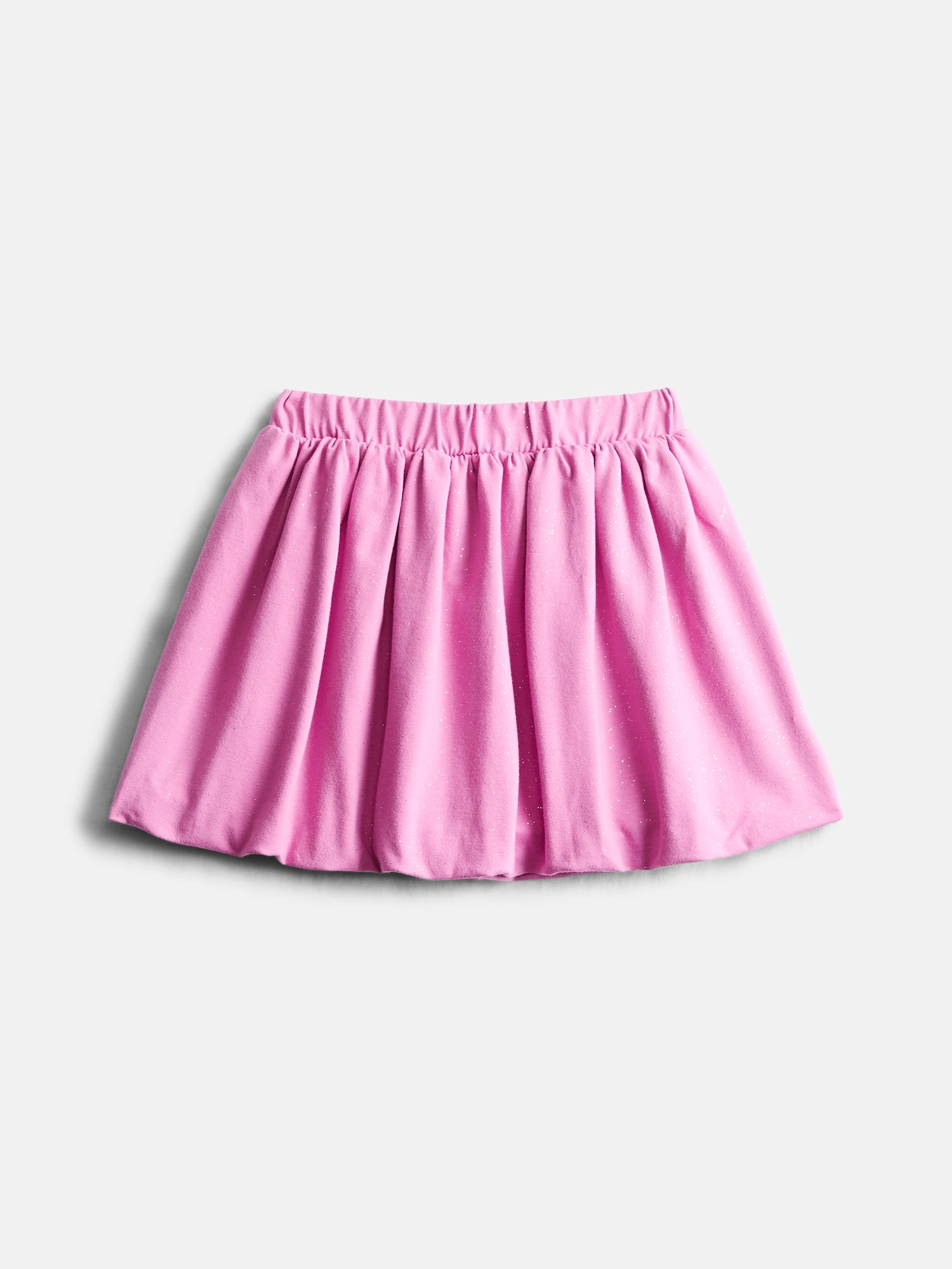 Wonder Nation Girls Fleece Top and Bubble Skirt Outfit, 2-Piece, Sizes 4-10