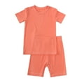 thumbnail image 2 of ANINEO Kids Boys Girls Pajamas Set 2Pcs Unisex Toddler Short Sleeve Shirt And Shorts Sets 2PCS Outfits Sleepwear Pjs, 2-3 Years, 2 of 8